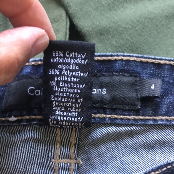 3/$30 Calvin Klein Flare jeans size 4 32” - Picture 5 of 5